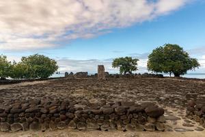 Taputapuatea Marae of Raiatea French polynesia Unesco archeological site photo
