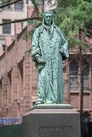 estatua de john watts en nueva york foto