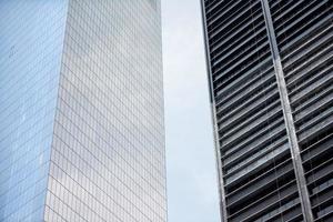 manhattan iron and glass skycraper detail photo