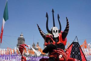 MEXICO CITY, MEXICO - NOVEMBER 5 2017 - Day of dead celebration photo