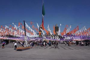 ciudad de méxico, méxico - 5 de noviembre de 2017 - celebración del día de muertos foto