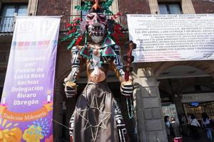 ciudad de méxico, méxico - 5 de noviembre de 2017 - celebración del día de muertos foto