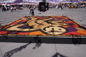 ciudad de méxico, méxico - 5 de noviembre de 2017 - celebración del día de muertos foto