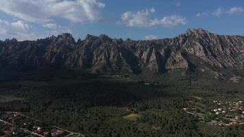 Montserrat Mountain in Catalonia, Spain video