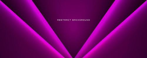 3D purple techno abstract background overlap layer on dark space with light line decoration. Graphic design element cutout style concept for banner, flyer, card, brochure cover, or landing page vector