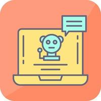 Chat Bot Vector Icon