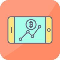 Line Chart Vector Icon