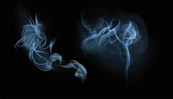 Smoke from food or drink vector