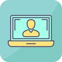 Online Lesson Vector Icon