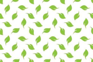 Leaf seamless pattern background vector design