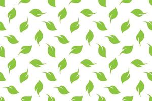 Leaf seamless pattern background vector design