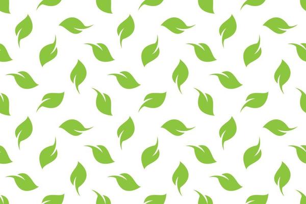Leaf seamless pattern background vector design