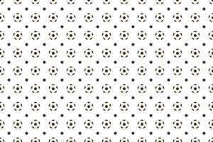Football seamless pattern on white background vector design