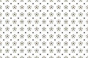 Football seamless pattern on white background vector design