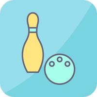 Unique Bowling Vector Icon