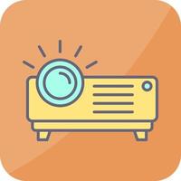 icono de vector de proyector