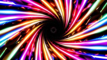 colorful spiral line tunnel abstract background vj loop video