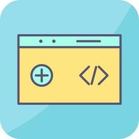 Unique Clean Code Vector Icon