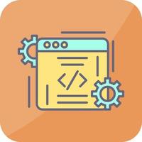 icono de vector de codificación