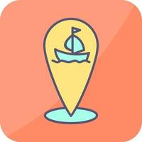 Shipping Location Vector Icon