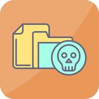 Infected File Vector Icon