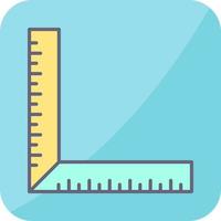 square Ruler Vector Icon