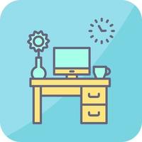 Work Table Vector Icon