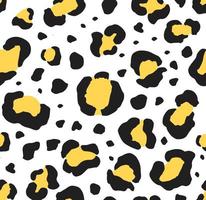 Vector seamless pattern of leopard fur print