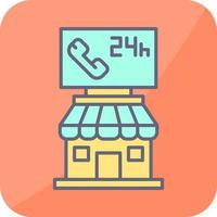 24 hours Vector Icon