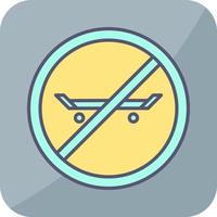 No Skating Vector Icon