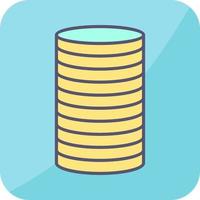 Stack of Coins Vector Icon