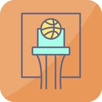 icono de vector de baloncesto