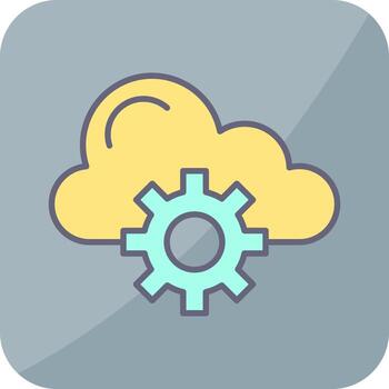 Cloud Computing Vector Icon