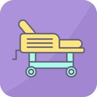 Hospital Bed Vector Icon