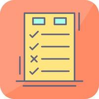 Today to Done CheckList Vector Icon