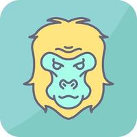 Gorilla Vector Icon