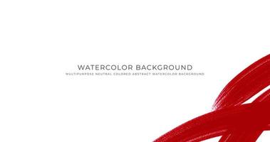 Abstract horizontal watercolor background. Neutral light colored empty space background illustration vector