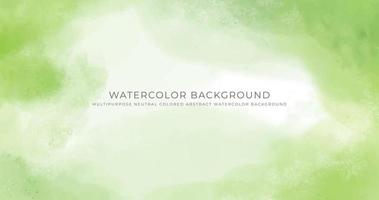 Abstract horizontal watercolor background. Neutral light colored empty space background illustration vector