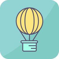 Hot Air Balloon Vector Icon