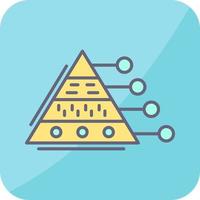 Pyramid Graph Vector Icon