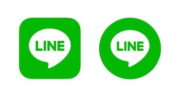 Line app logo, Line app symbol, Line icon free vector