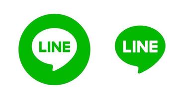 Line app logo, Line app symbol, Line icon free vector