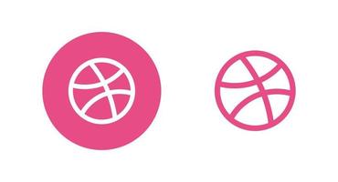 logo de dribbble, icono de dribbble vector gratis