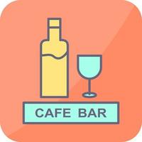 icono de vector de café de bebidas únicas