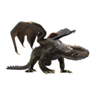 dragão 3d isolado png