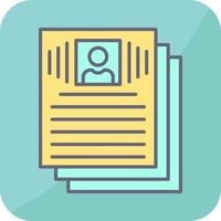 Resume Vector Icon