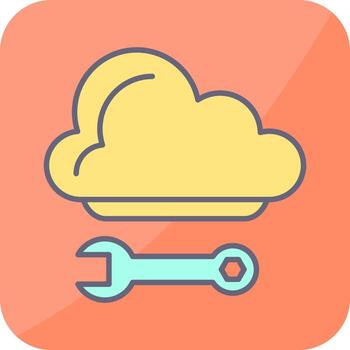 Cloud Computing Vector Icon
