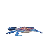 3d blauw krab png