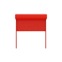 porte d'obturateur rouge 3d png