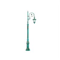 vintage street lamp isolated png